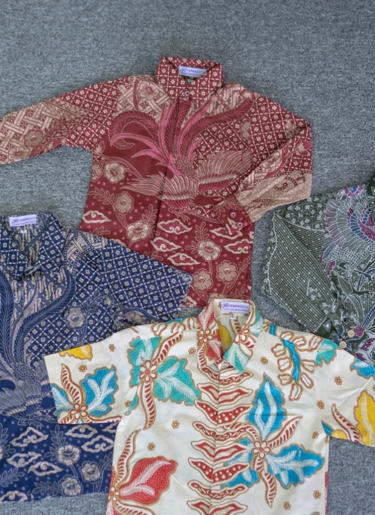Kemeja/HEM Anak - Motif Batik By Request Baju Batik Couple Keluarga