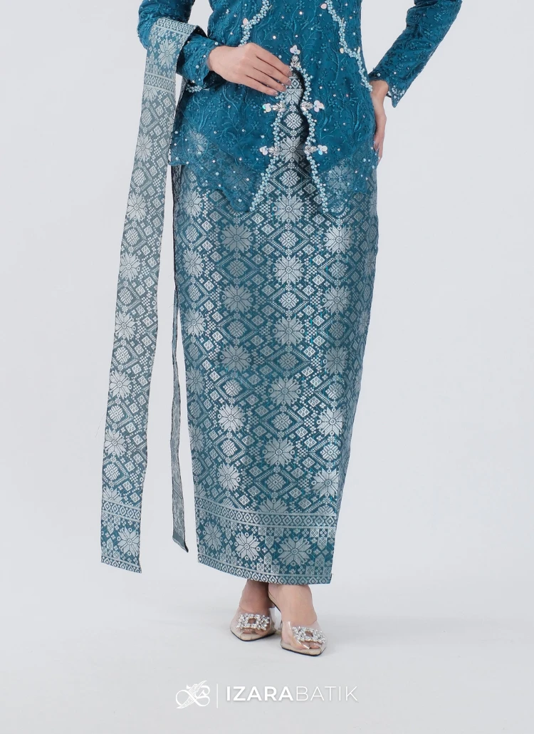 ROK SONGKET EMERALD GREEN