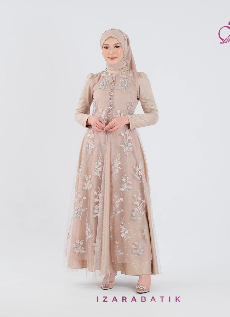 DRESS DEWASA LATTE