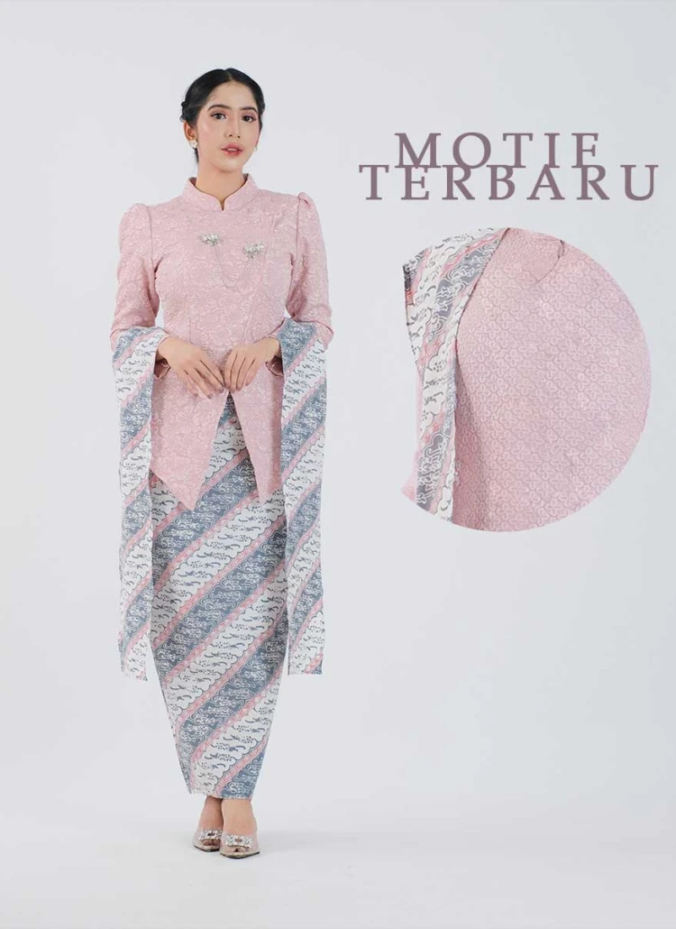 SET KEBAYA PINK LIRIS