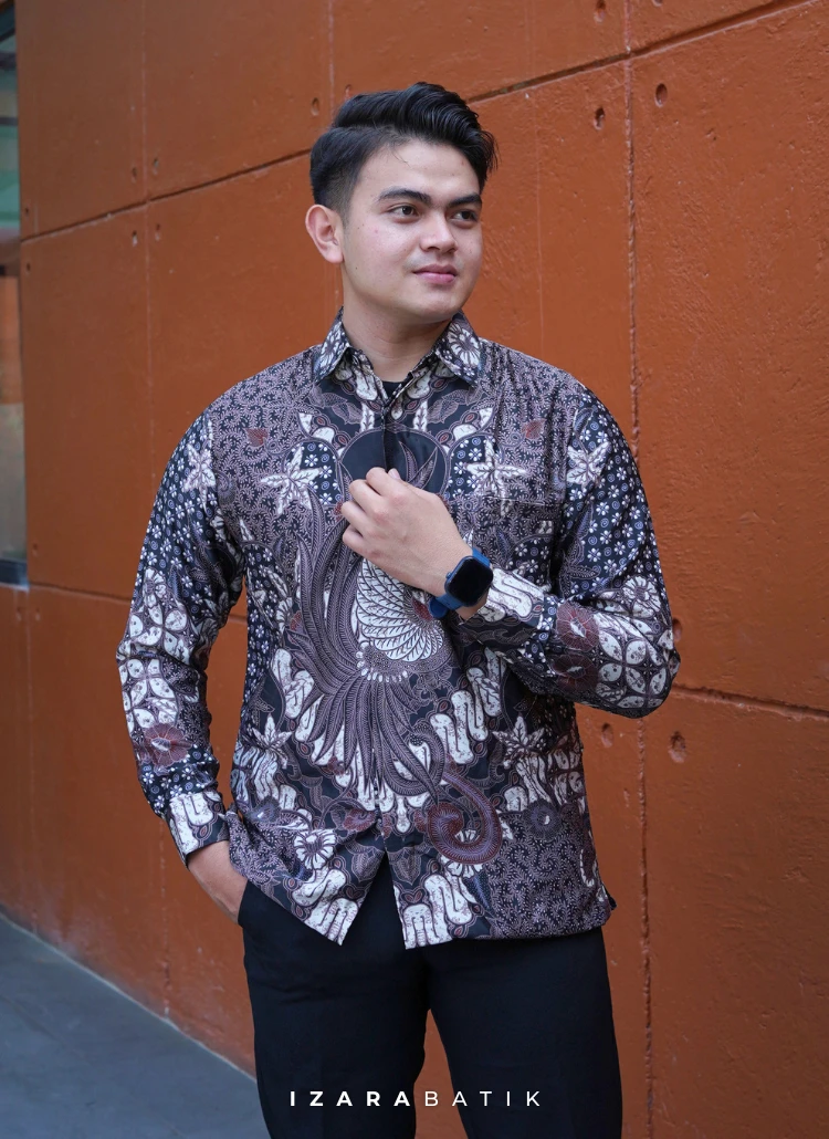 KEMEJA DOBBY DUSTY PINK