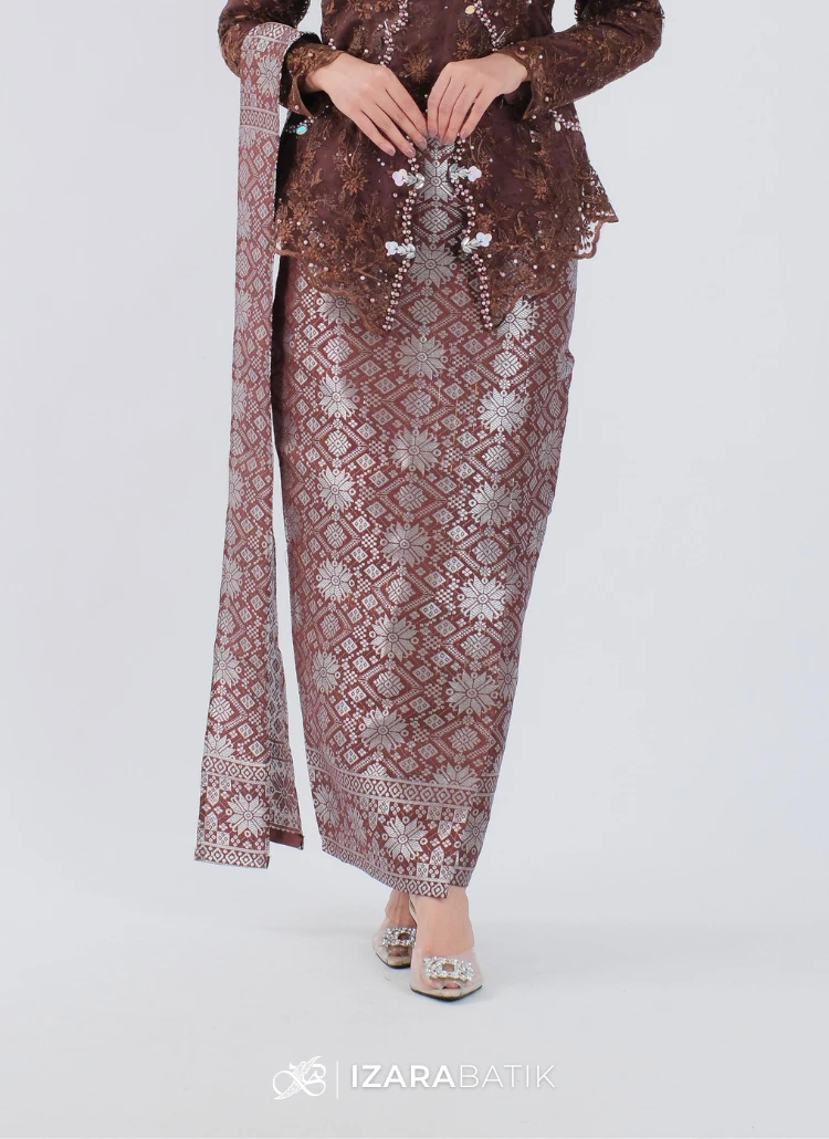 ROK SONGKET MAHOGANY