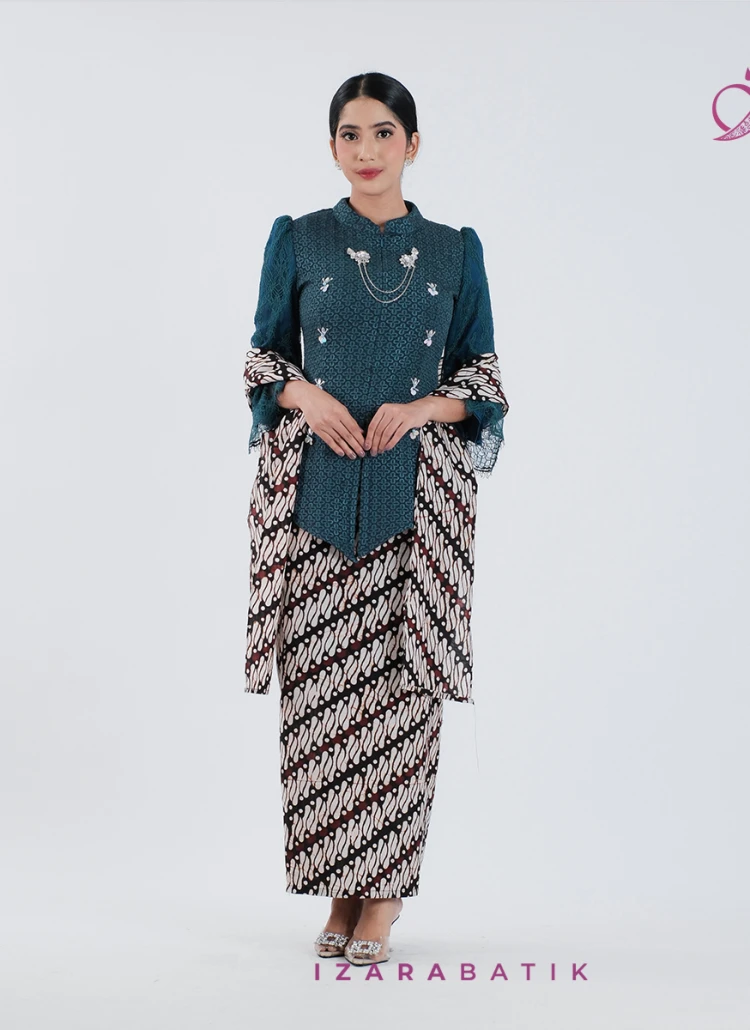 SET KEBAYA ROK EMERALD