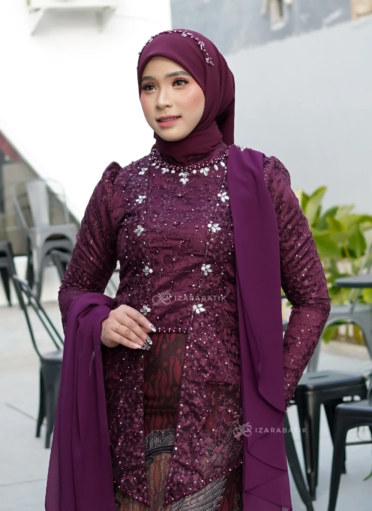 ATASAN TILE BURGUNDY