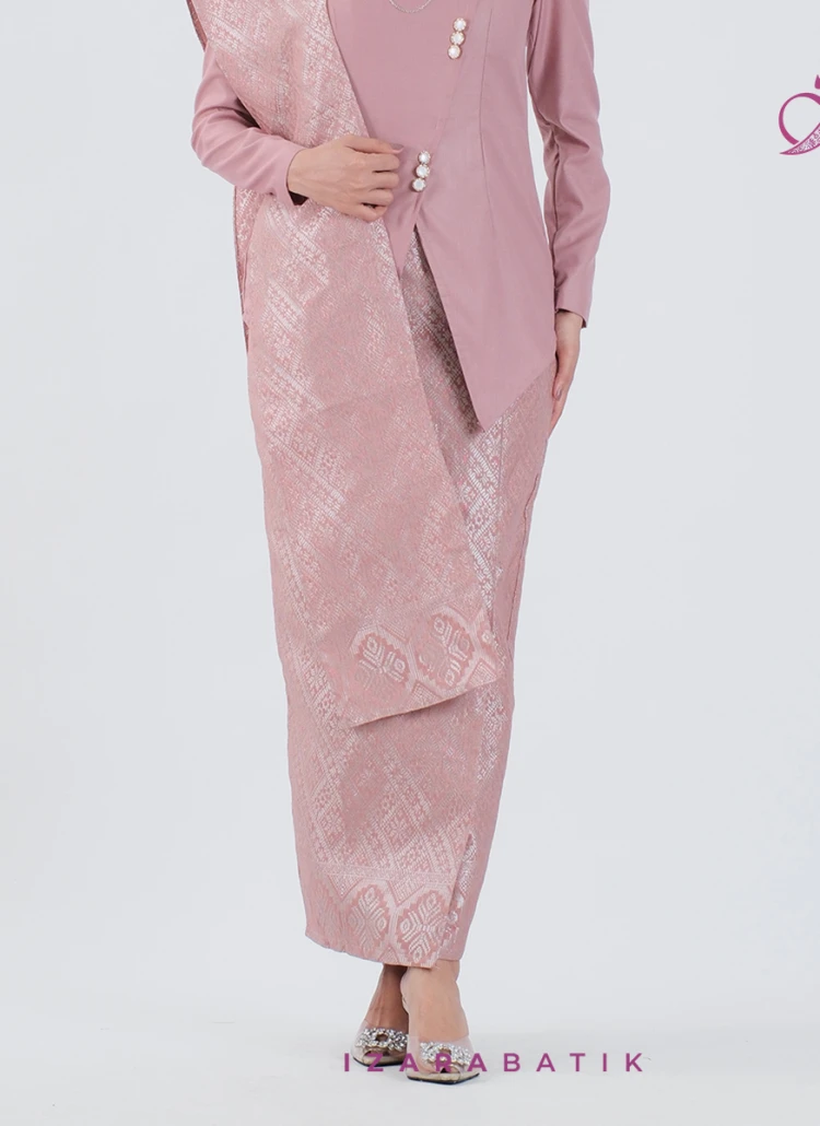 ROK SONGKET DUSTYPINK