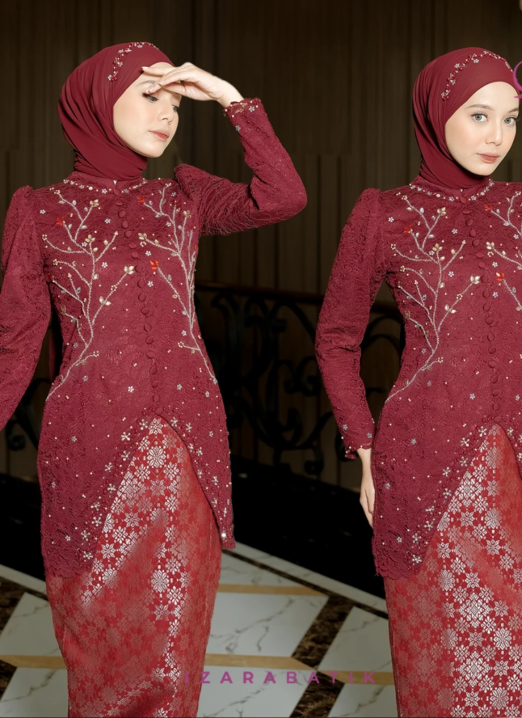 KEBAYA MAROON