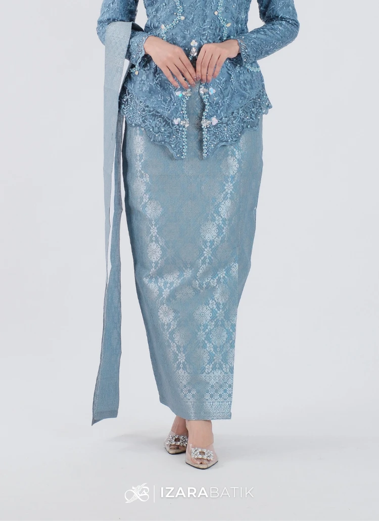 ROK SONGKET DENIM