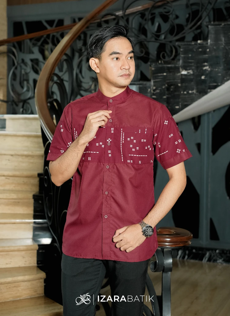 HEM PENDEK BURGUNDY
