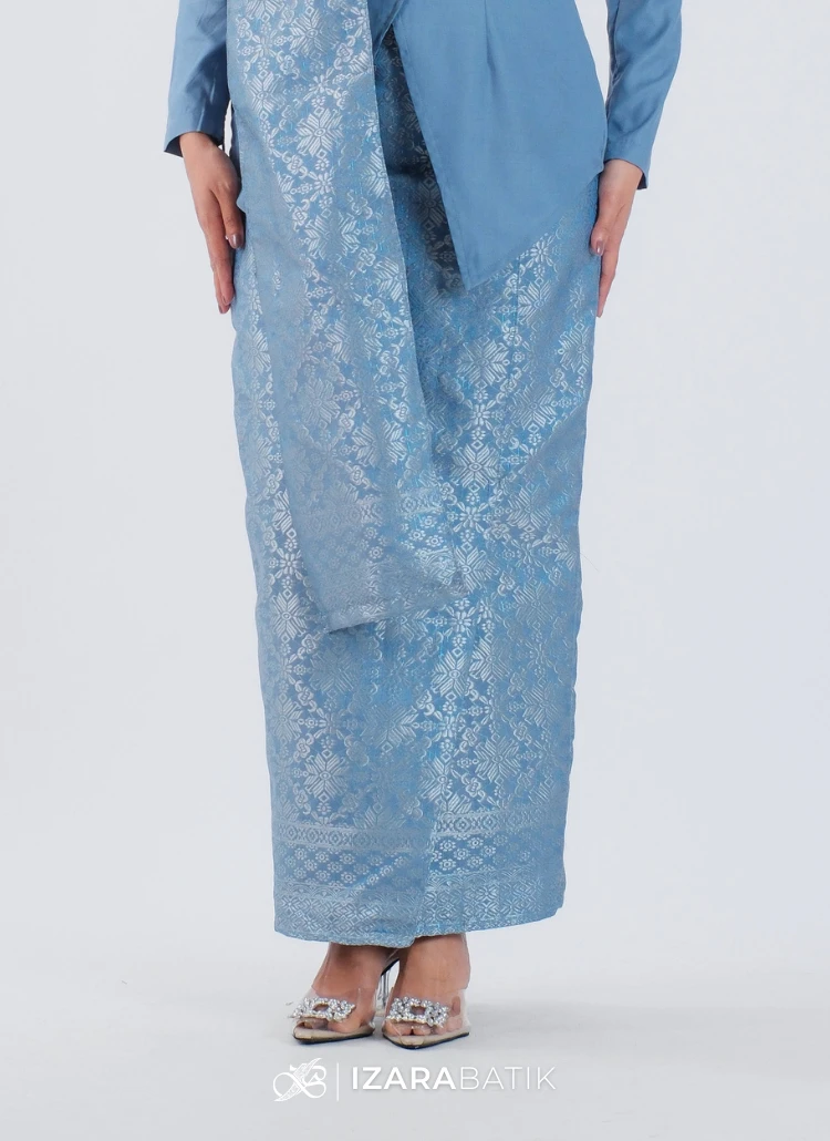 ROK SONGKET DENIM