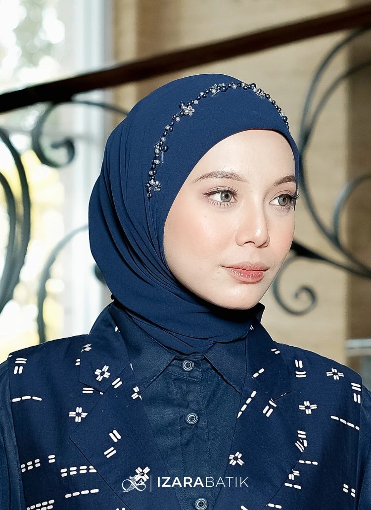 PASHMINA PAYET NAVY